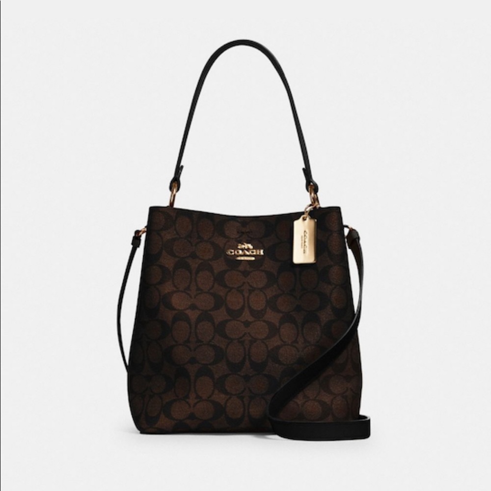 Coach Town Bucket Crossbody bag in Signature Canvas
